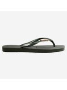 HAVAIANAS Infradito Donna Hav. square logo metallic 4148257.4896 Verde - Stilato