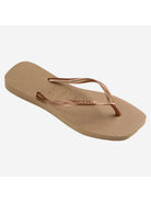 HAVAIANAS Infradito Donna Hav. square logo metallic 4148257.5282 Rosa - Stilato