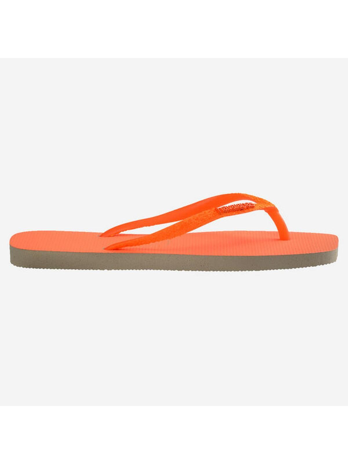 HAVAIANAS Infradito Donna Hav. Square Glitter Neon 4148927.9897 Arancione - Stilato