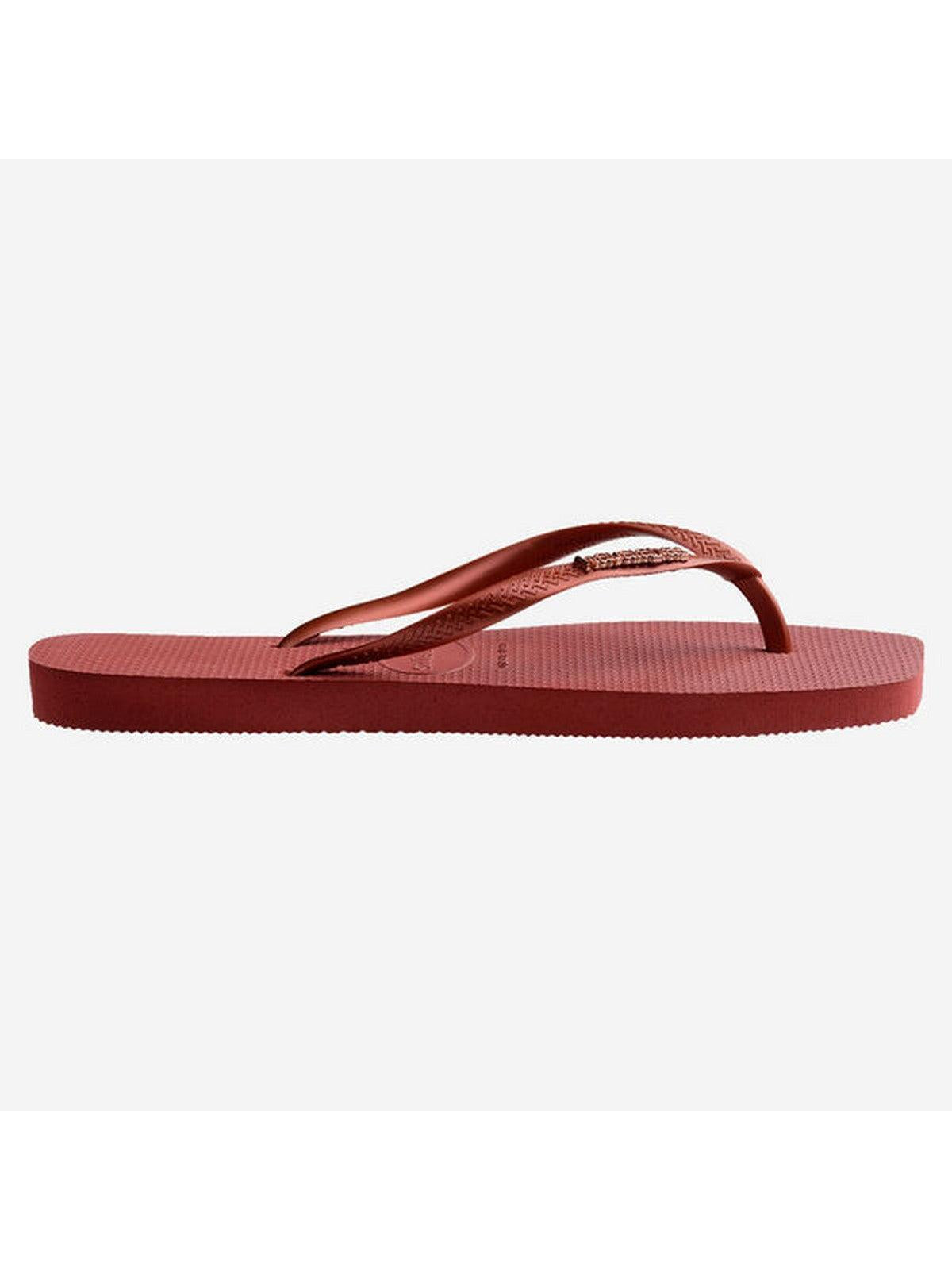 HAVAIANAS Infradito Donna Hav. square logo metallic 4148257.5416 Rosso - Stilato