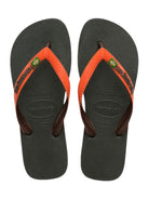 HAVAIANAS Infradito Unisex adulto Hav. Brasil mix 4123206.7074 Verde - Stilato