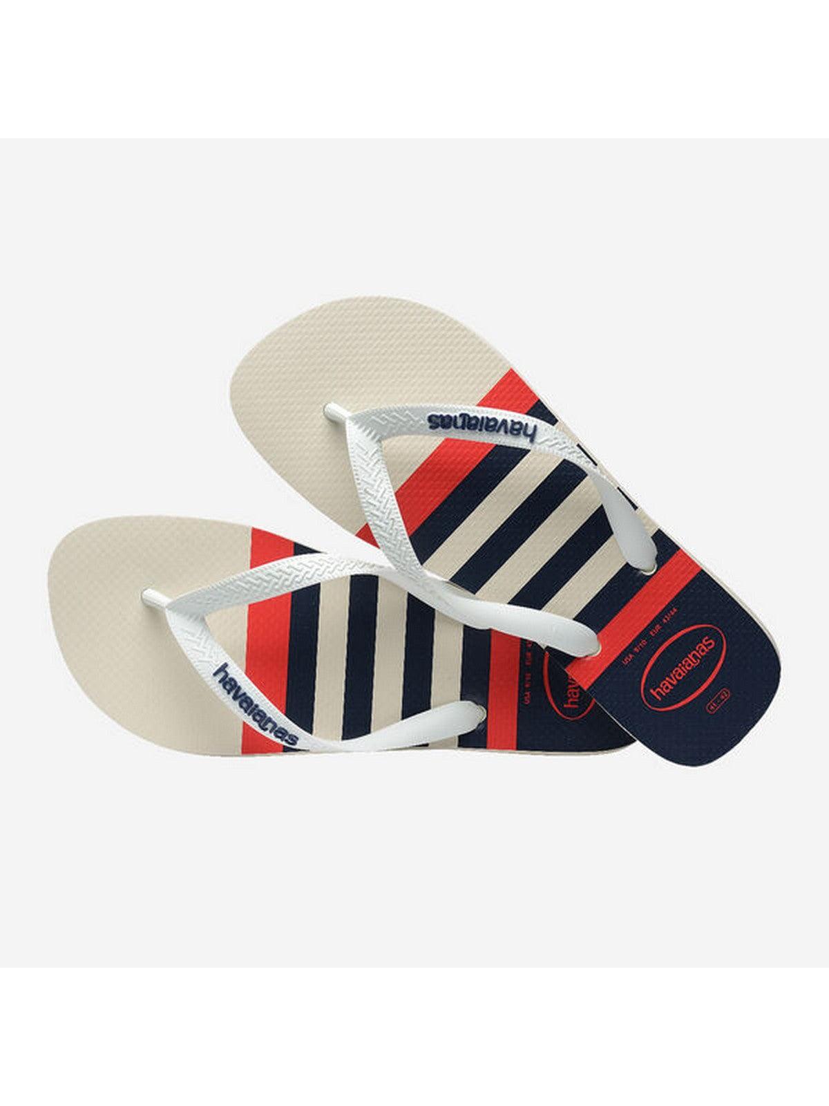 HAVAIANAS Infradito Uomo Hav. Top Nautical 4137126.6349 Bianco - Stilato