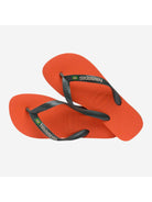 HAVAIANAS Infradito Unisex adulto Hav. Brasil logo 4110850.5568 Arancione - Stilato