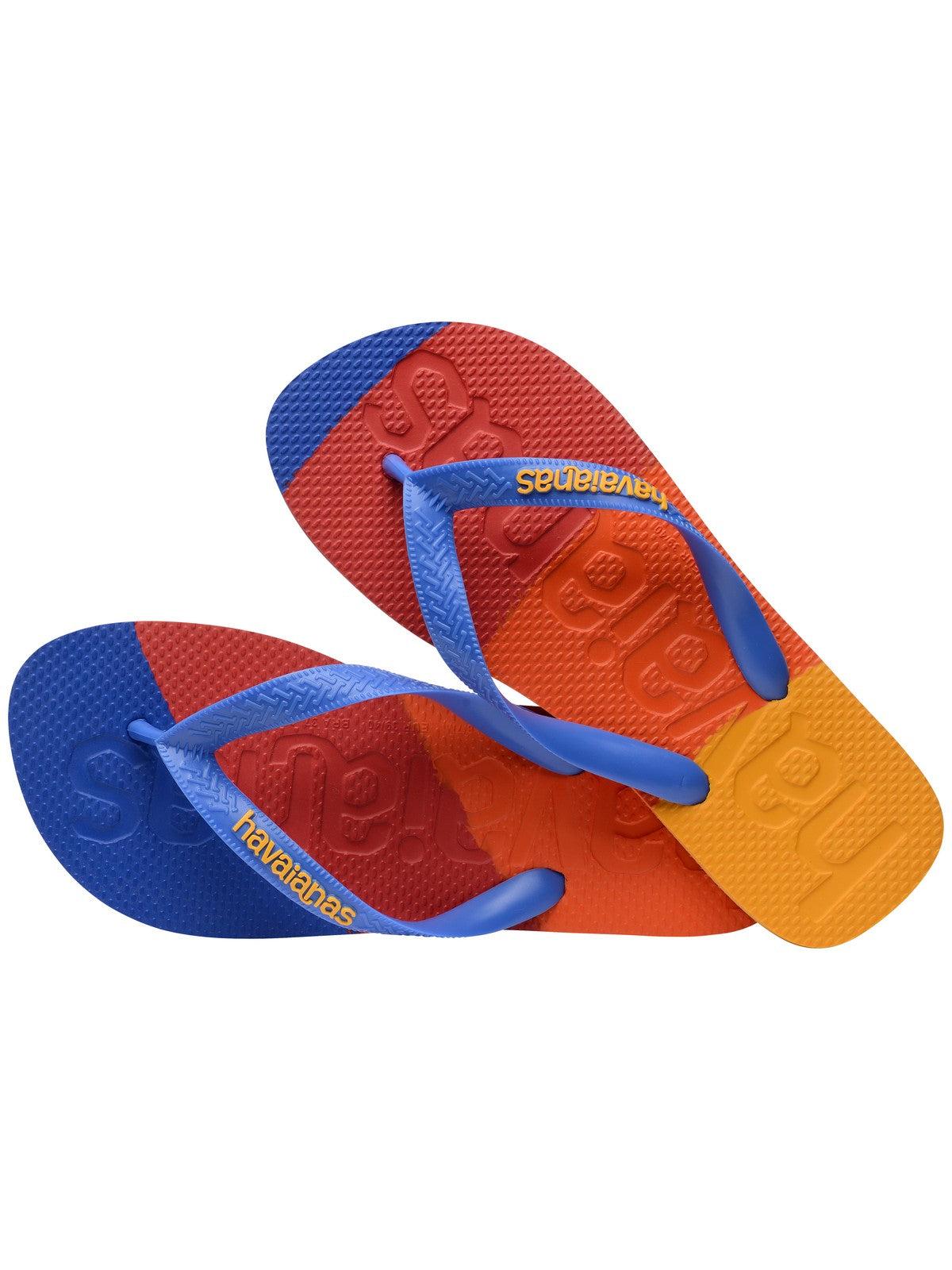 HAVAIANAS Infradito Uomo Hav. Top logomania colors II 4147526.3847 Blu - Stilato