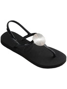 HAVAIANAS Infradito Donna Hav. Twist Metal 4148924.0090 Nero - Stilato