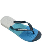 HAVAIANAS Infradito Uomo Hav. Top logomania colors II 4147526.5558 Blu - Stilato