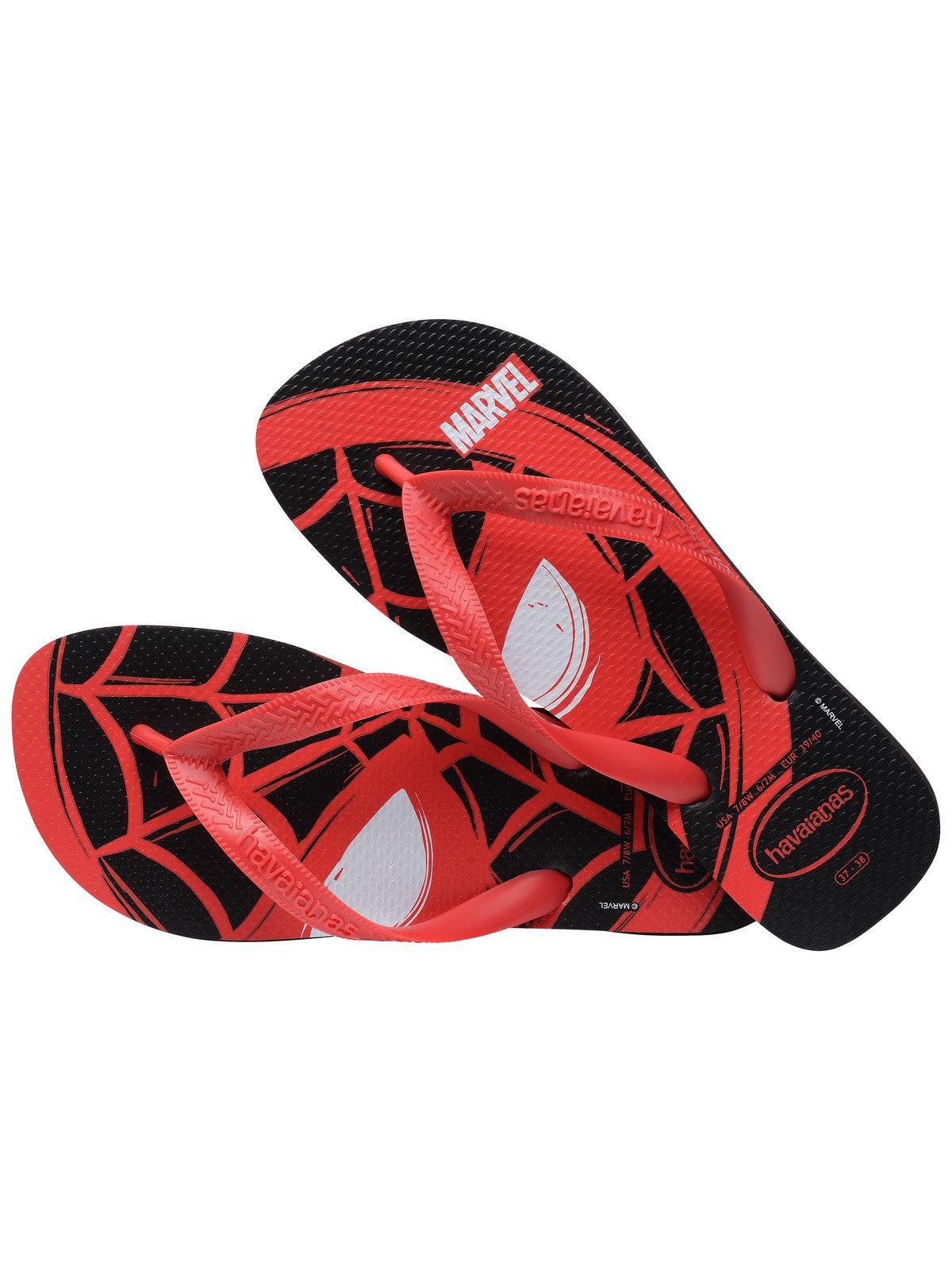 HAVAIANAS Infradito Uomo Hav. Top Marvel Logomania 4146953.9710 Nero - Stilato