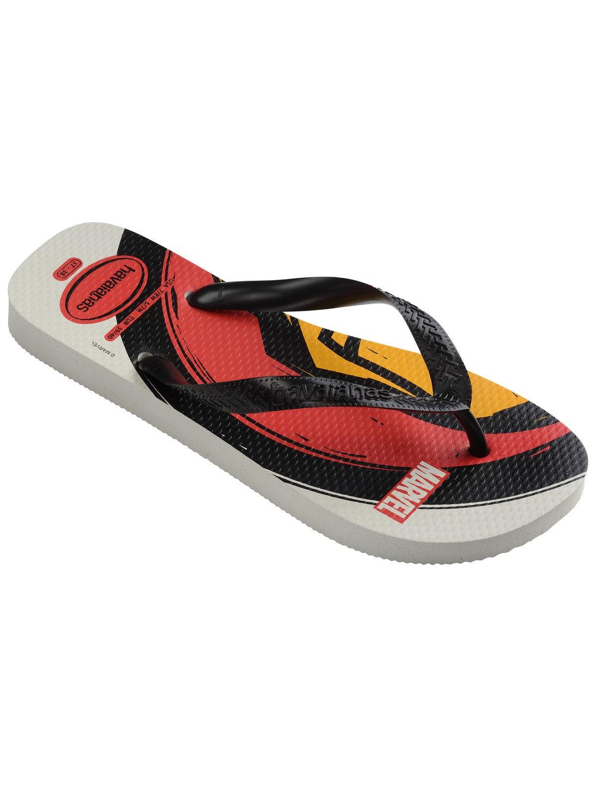 HAVAIANAS Infradito Uomo Hav. Top Marvel Logomania 4146953.0001 Bianco - Stilato