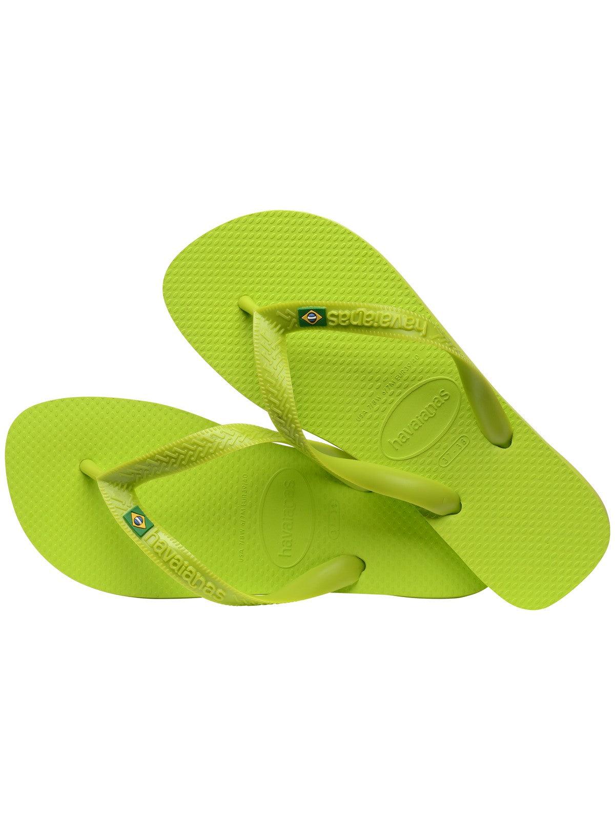 HAVAIANAS Infradito Unisex adulto Hav. Brasil 4000032.7344 Verde - Stilato