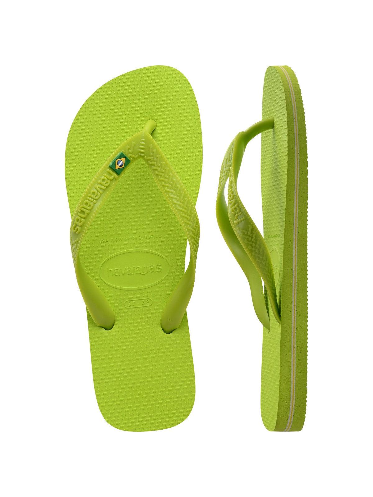 HAVAIANAS Infradito Unisex adulto Hav. Brasil 4000032.7344 Verde - Stilato