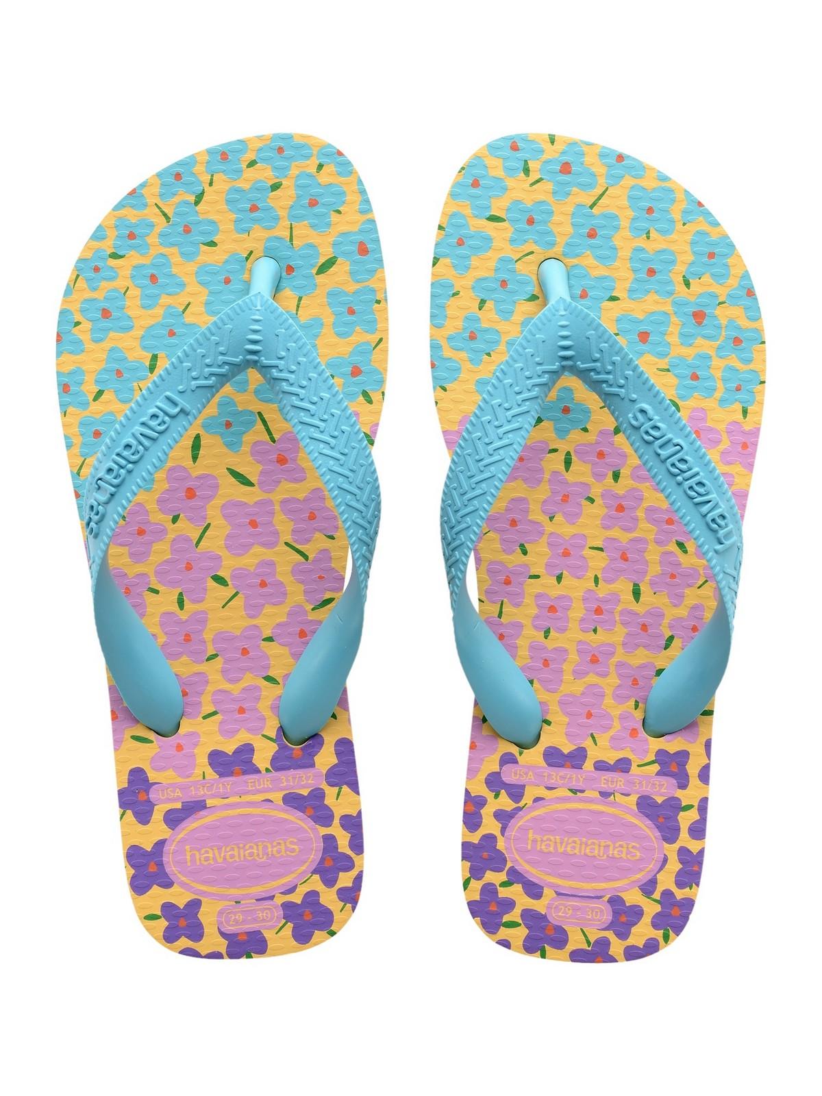 HAVAIANAS Infradito Bambine e ragazze Hav. Kids Flores 4000052.6161 Giallo - Stilato