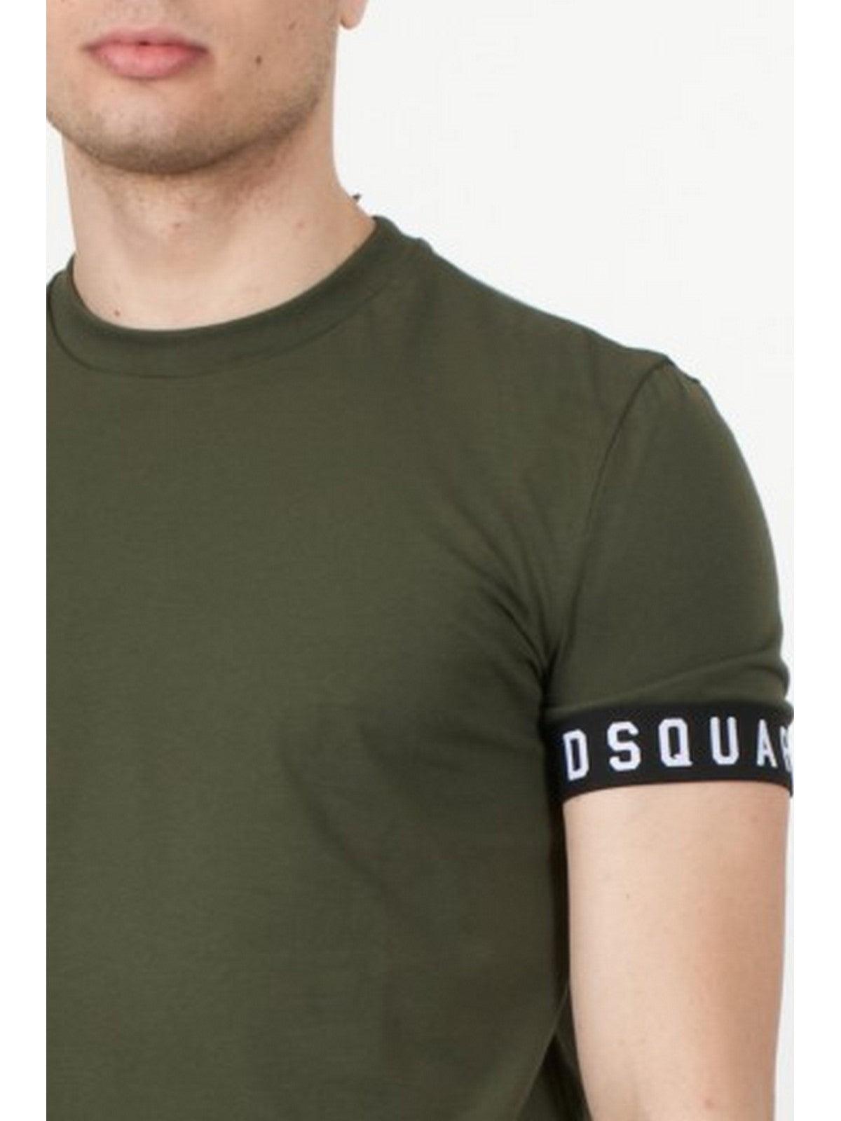 DSQUARED2 T-Shirt e Polo Uomo D9M3S540 306 Verde - Stilato