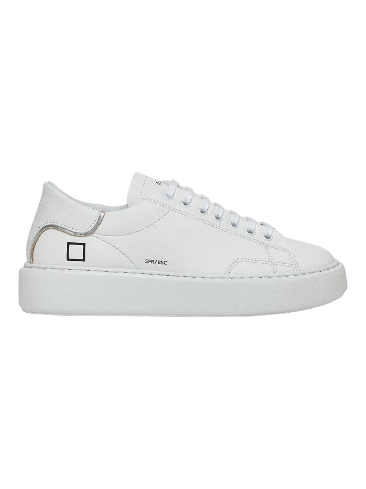 D.A.T.E. Sneaker Donna SFERA CALF W997-SF-CA-WH Bianco - Stilato