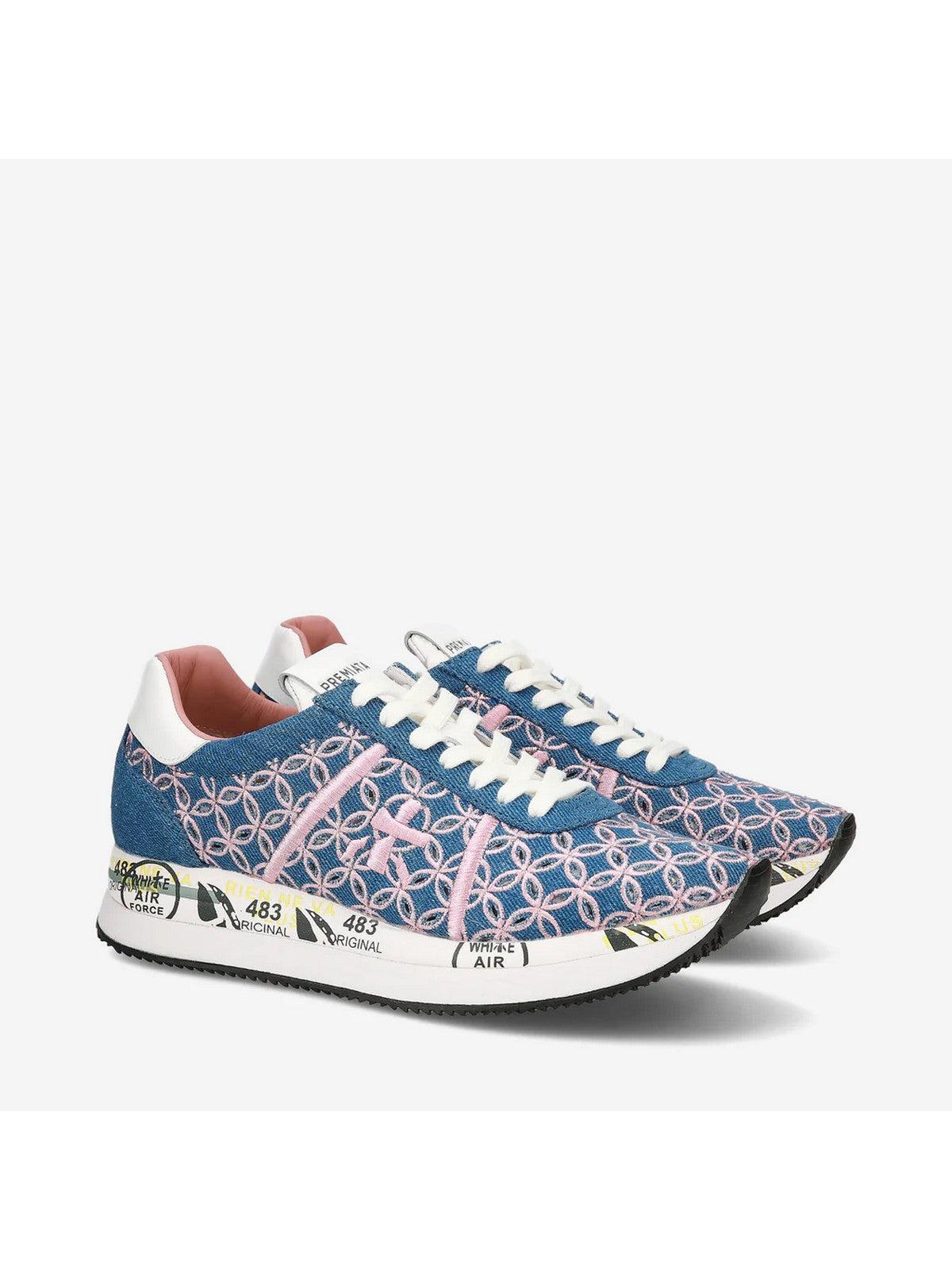 PREMIATA Sneaker Donna CONNY VAR 6708 Blu - Stilato