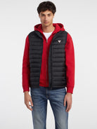 Gilet Guess Nero Uomo In Nylon - M4YN11 WG922 JBLK - Stilato