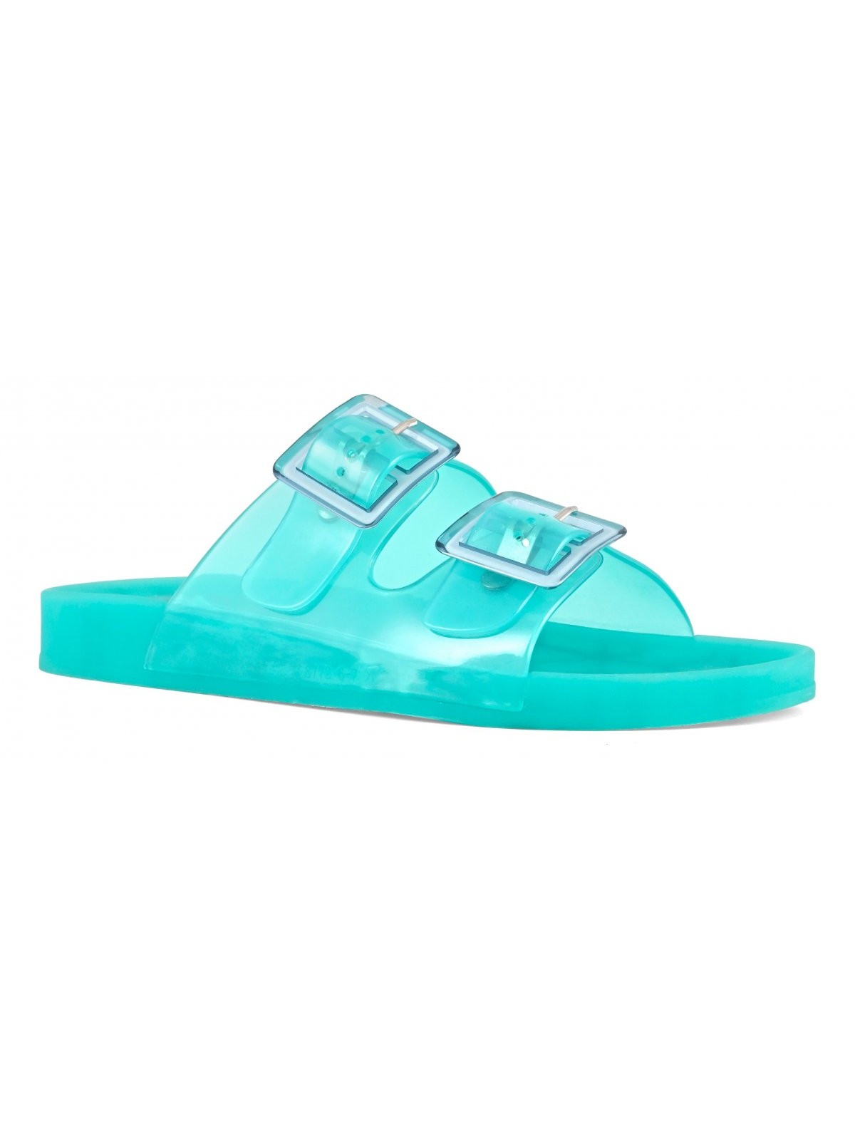 COLORS OF CALIFORNIA Ciabatta Donna jelly sandal 2 buckles HC.CHJ010 SKY Blu - Stilato