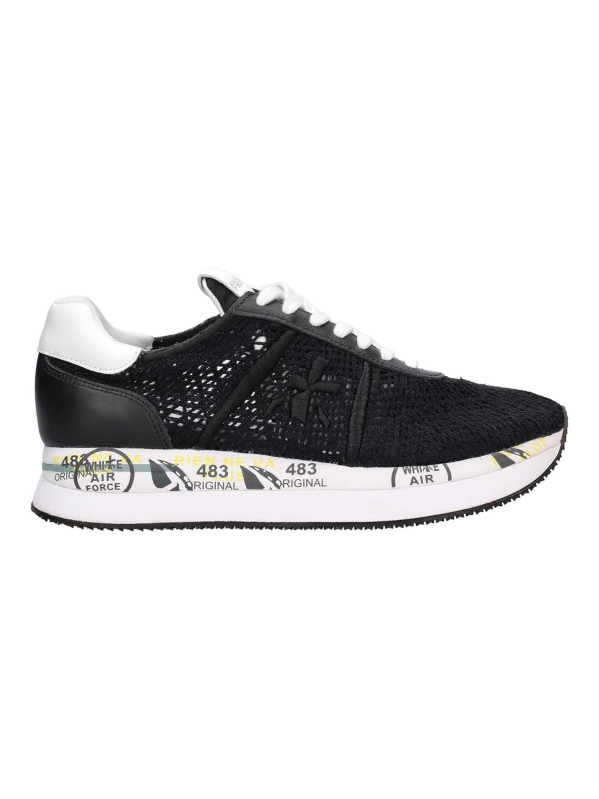 PREMIATA Sneaker Donna CONNY VAR 6347 Nero - Stilato