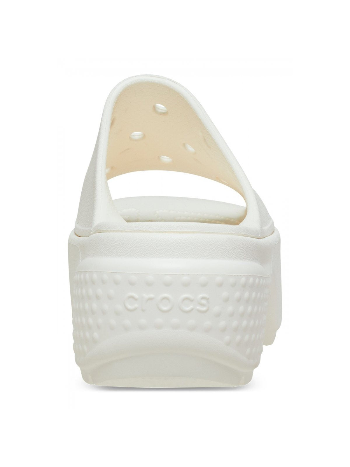 CROCS Ciabatta Donna Stomp Slide W 209346 0WV Bianco - Stilato