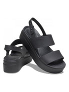 CROCS Sandalo Donna Brooklyn low wedge 206453 060 Nero - Stilato