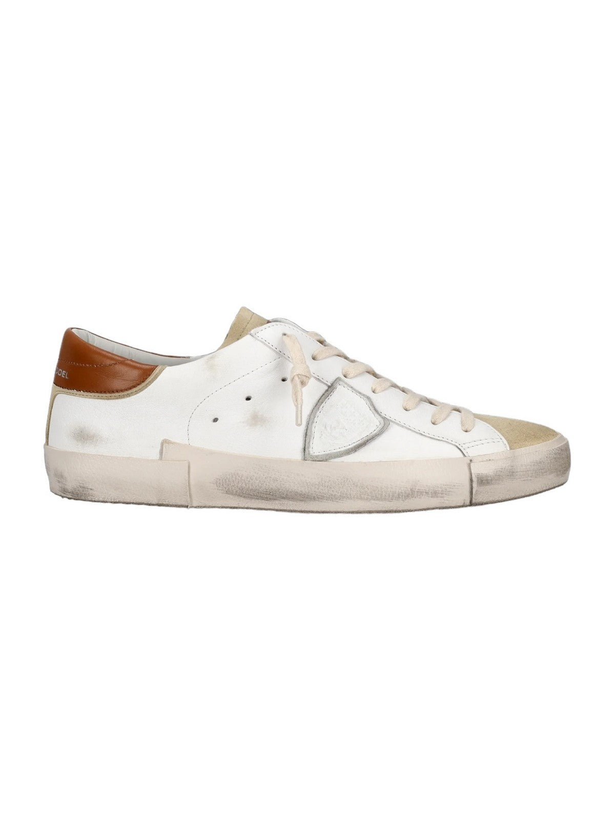PHILIPPE MODEL Sneaker Uomo Prsx Low Man PRLU WX30 Beige - Stilato