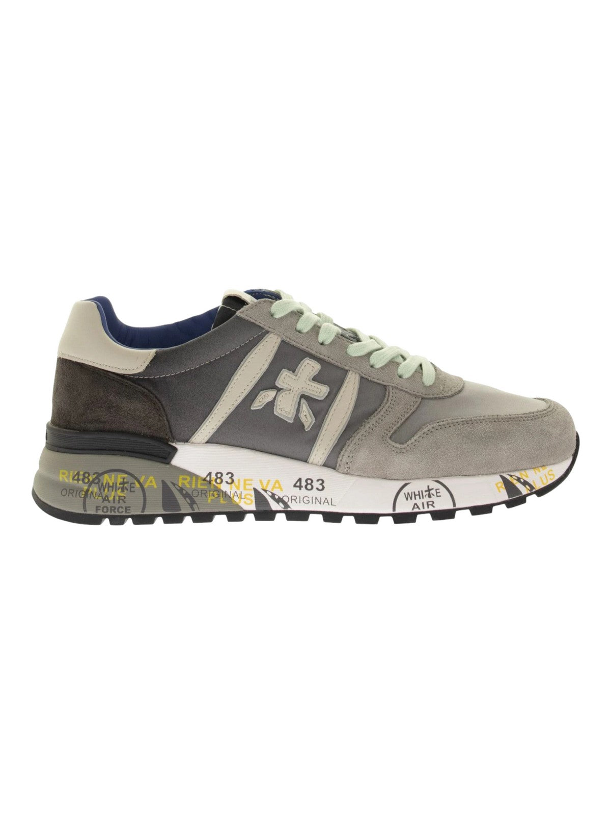 PREMIATA Sneaker Uomo LANDER VAR 4586 Grigio - Stilato