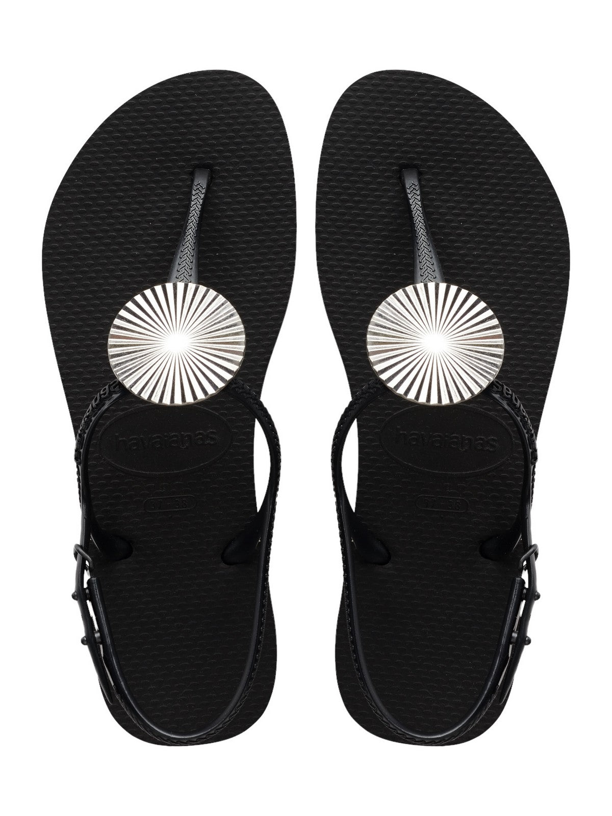 HAVAIANAS Infradito Donna Hav. Twist Metal 4148924.0090 Nero - Stilato