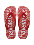 HAVAIANAS Infradito Unisex adulto Hav. Top logomania fashion 4148449.1440 Rosso - Stilato