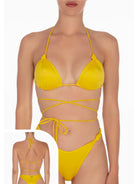 F**K Costume da bagno Donna FK24-1002YL Giallo - Stilato