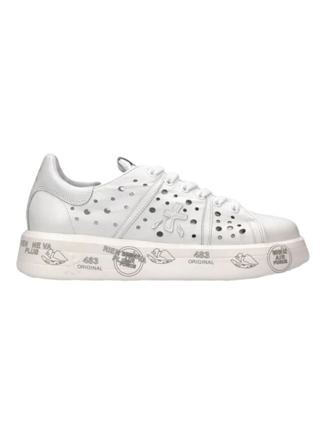 PREMIATA Sneaker Donna Belle BELLE VAR 5722 Bianco - Stilato