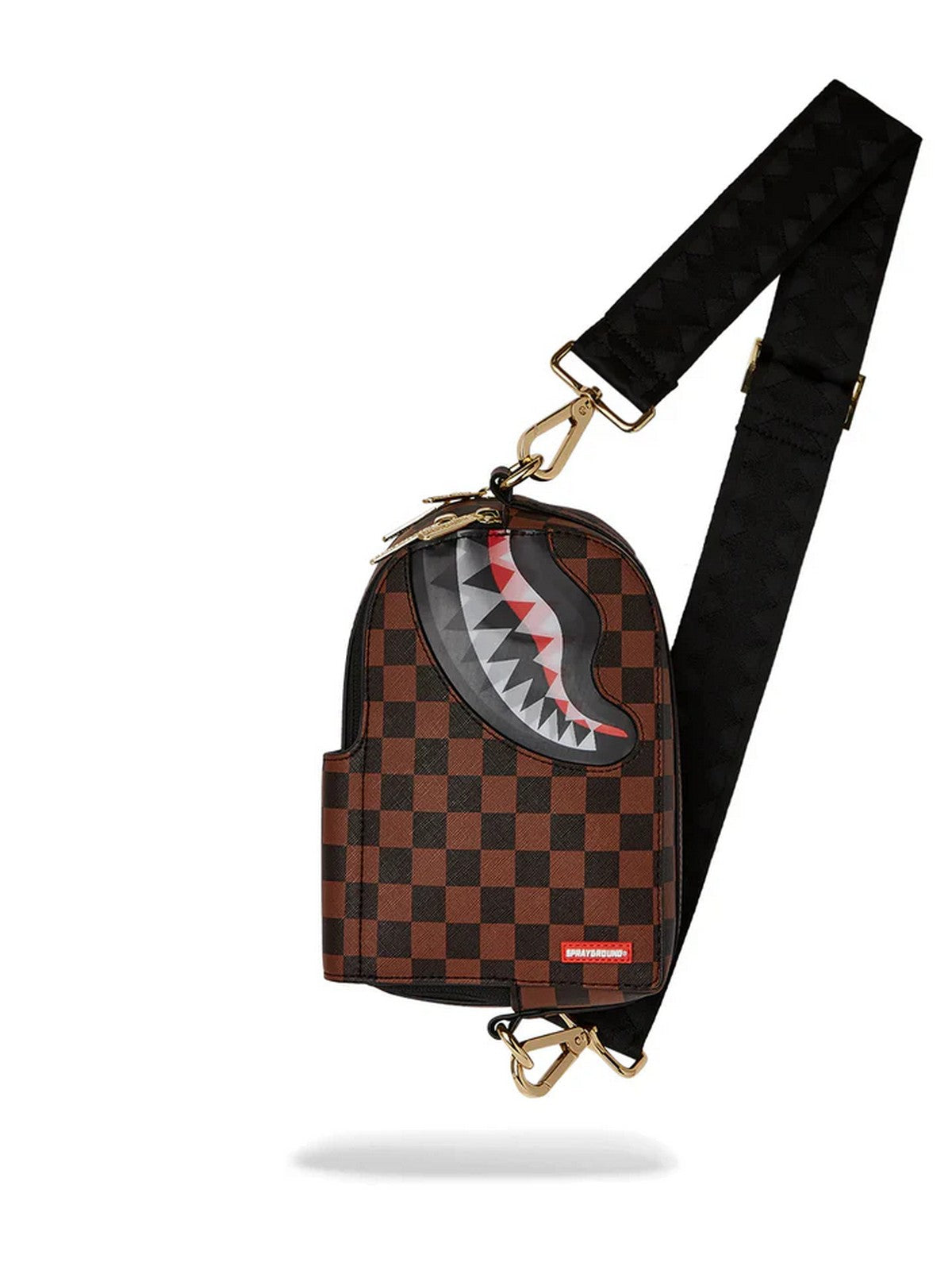 Sprayground Tracolla Uomo Marrone SIP Lenticular Chomp 910B6521NSZ - Stilato