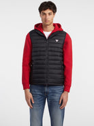 Gilet Guess Nero Uomo In Nylon - M4YN11 WG922 JBLK - Stilato