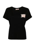 TWINSET T-Shirt e Polo Donna 241TP2211 00006 Nero - Stilato