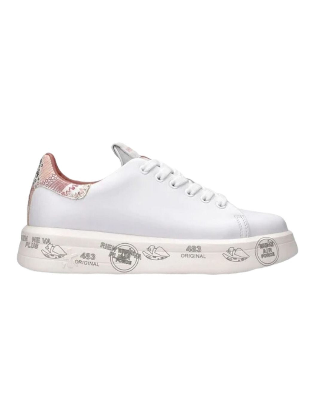 PREMIATA Sneaker Donna Belle BELLE VAR 5721 Bianco - Stilato