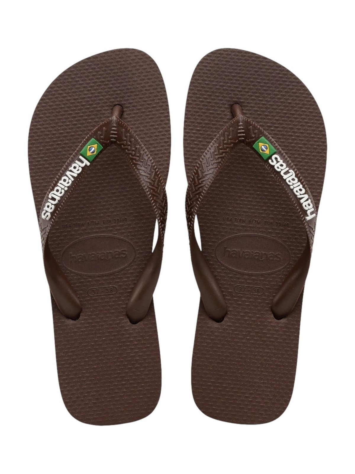 HAVAIANAS Infradito Uomo Hav. Basil logo 4110850.2673 Marrone