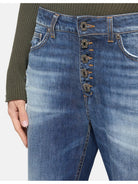 Jeans Blu Vita Bassa Dondup Donna - Koons Gioiello DP268B DF0266D IC5 800 - Stilato