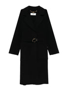 Elisabetta Franchi Cappotto Nero Donna CP54D46E2 110 - Stilato