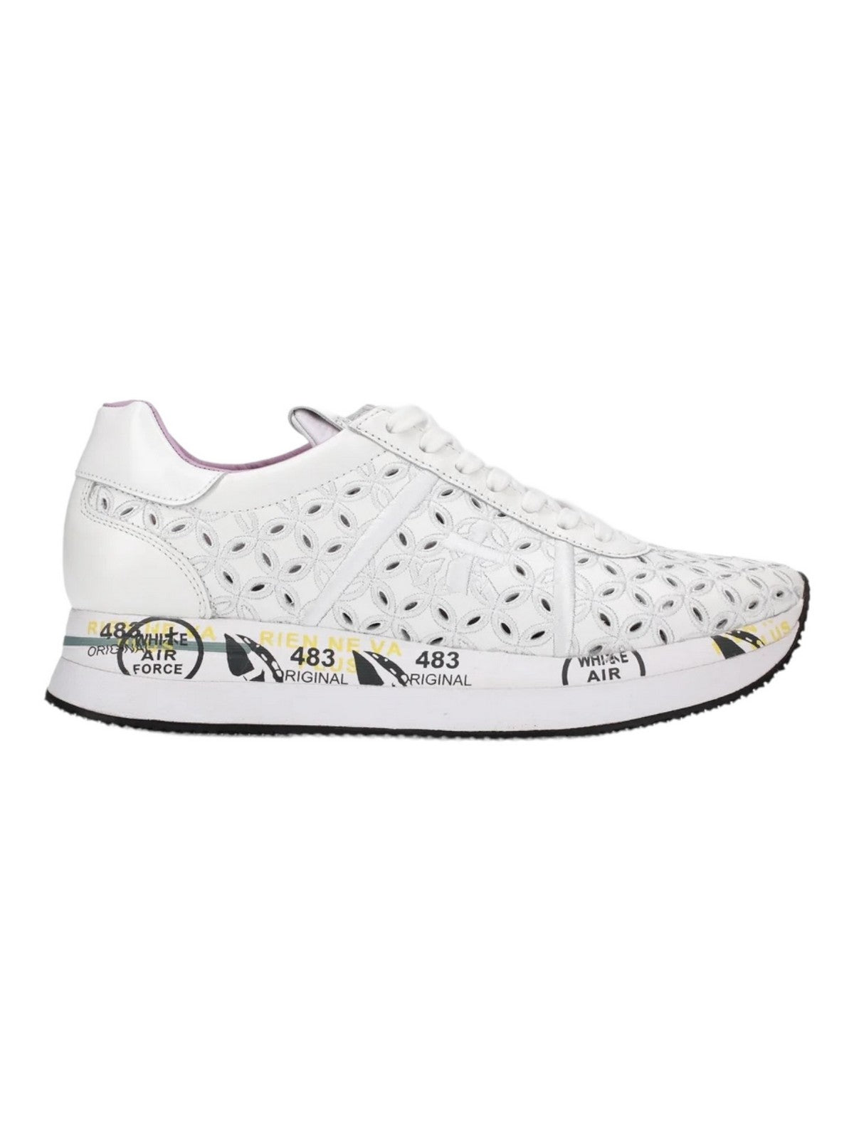 PREMIATA Sneaker Donna CONNY VAR 6749 Bianco - Stilato