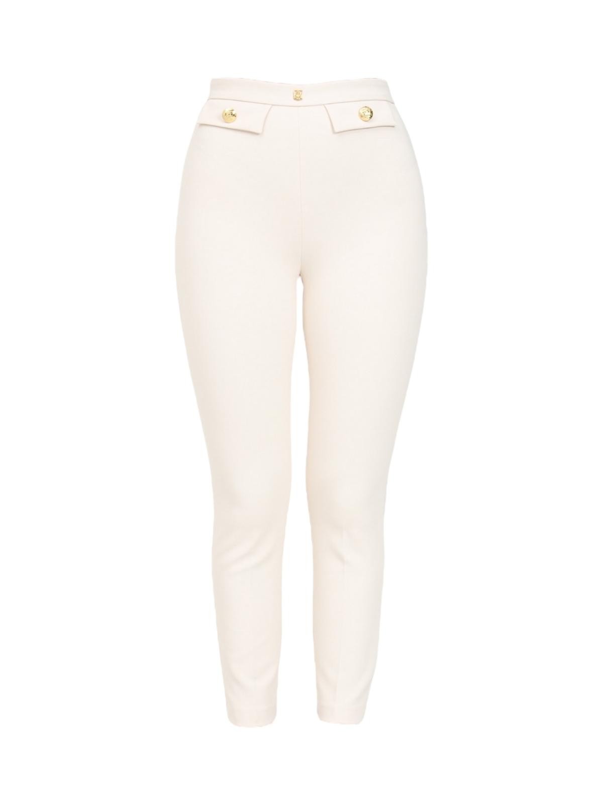 ELISABETTA FRANCHI Pantalone Donna PA02446E2 193 Bianco - Stilato