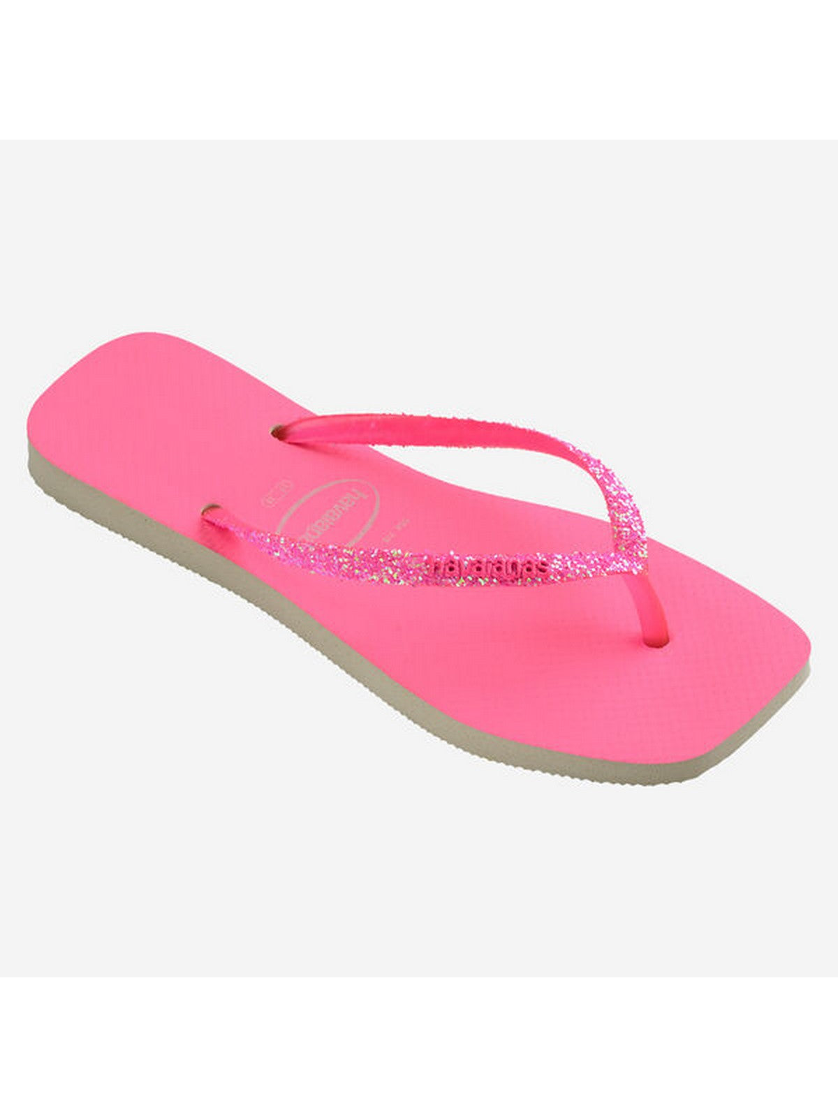 HAVAIANAS Infradito Donna Hav. Square Glitter Neon 4148927.9336 Rosa - Stilato