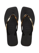 HAVAIANAS Infradito Donna Hav. Square magic sequin 4148272.0090 Nero - Stilato