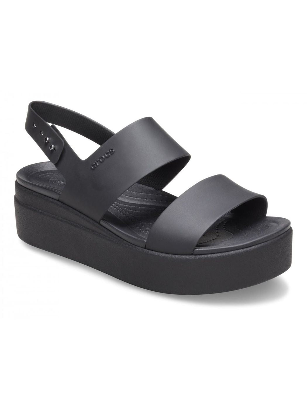 CROCS Sandalo Donna Brooklyn low wedge 206453 060 Nero - Stilato