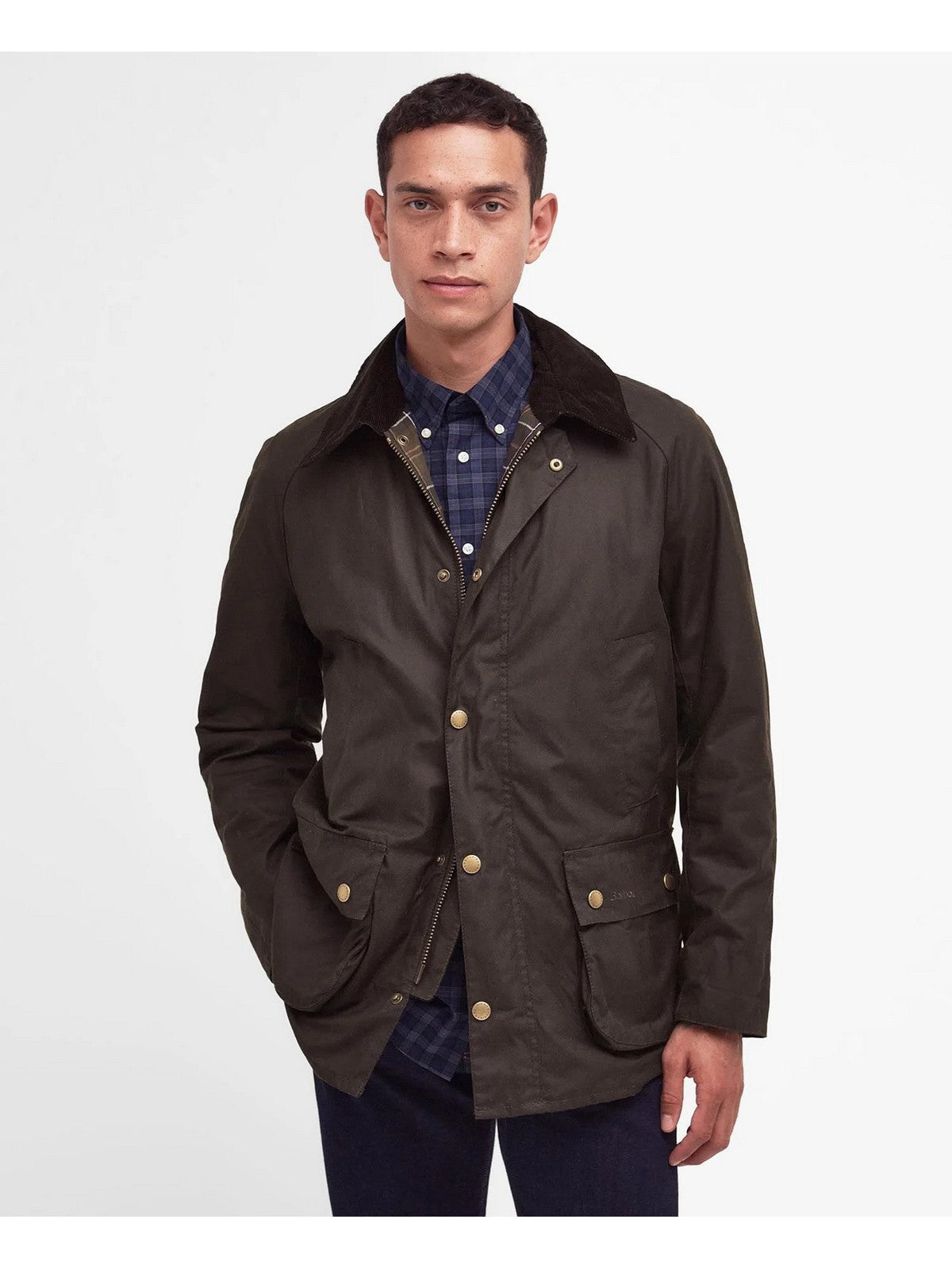 BARBOUR Giubbino Uomo Ashby MWX0339 OL71 Verde - Stilato