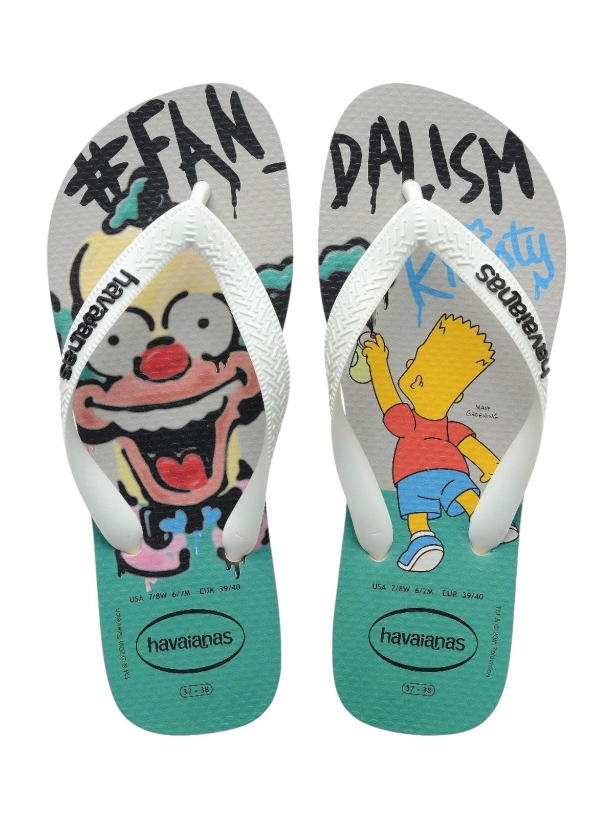 HAVAIANAS Infradito Unisex adulto Hav. Simpsons 4137889.0121 Beige