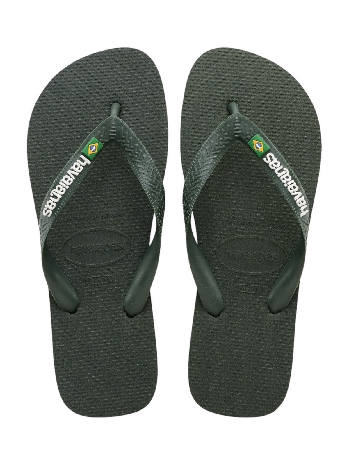 HAVAIANAS Infradito Uomo Hav. Basil logo 4110850.5983 Verde
