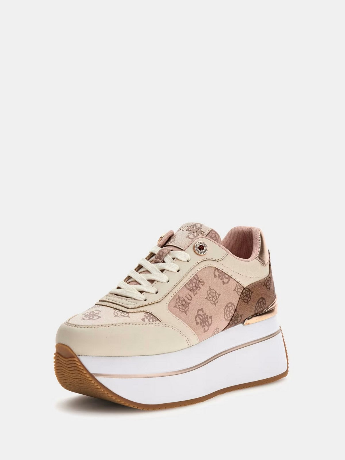 GUESS Sneaker Donna Camrio7 FLTCAM FAL12 MAUVE Beige - Stilato