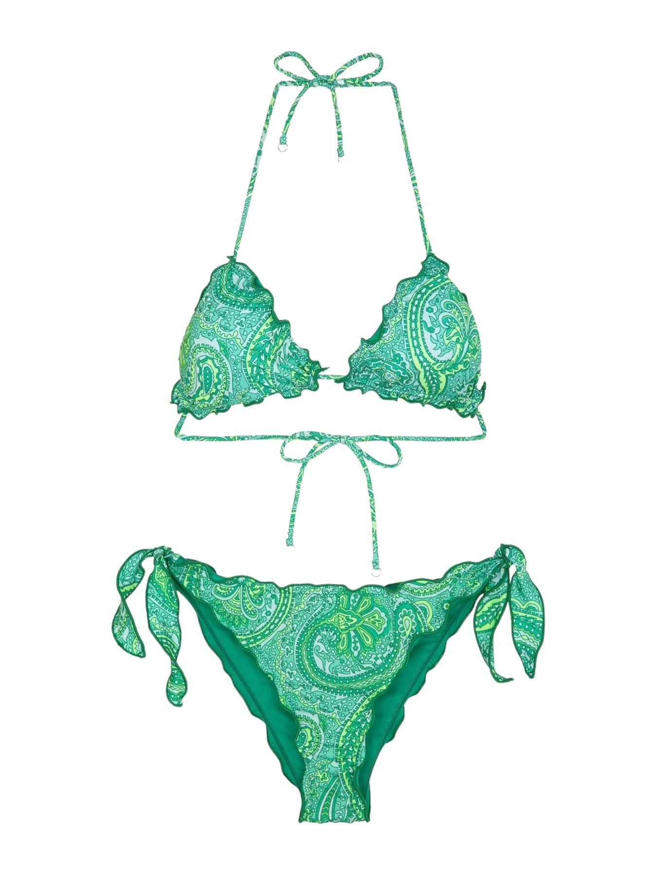 F**K Costume da bagno Donna FK24-1340X12 Verde - Stilato