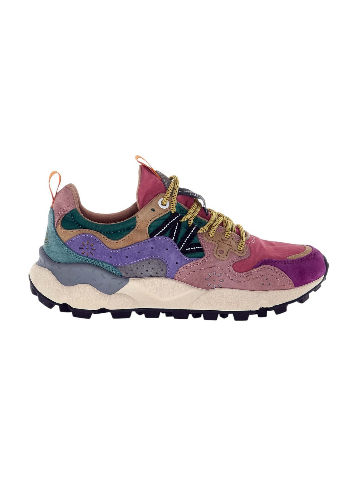 FLOWER MOUNTAIN Sneaker Donna YAMANO 3 WOMAN 2017817-01-1L27 BURGUNDY-FUCHSIA-CIPRIA