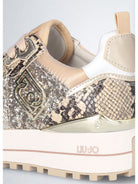 Liu Jo Sneaker Beige Donna Maxi Wonder 01 BF4001TX007 01127 - Stilato