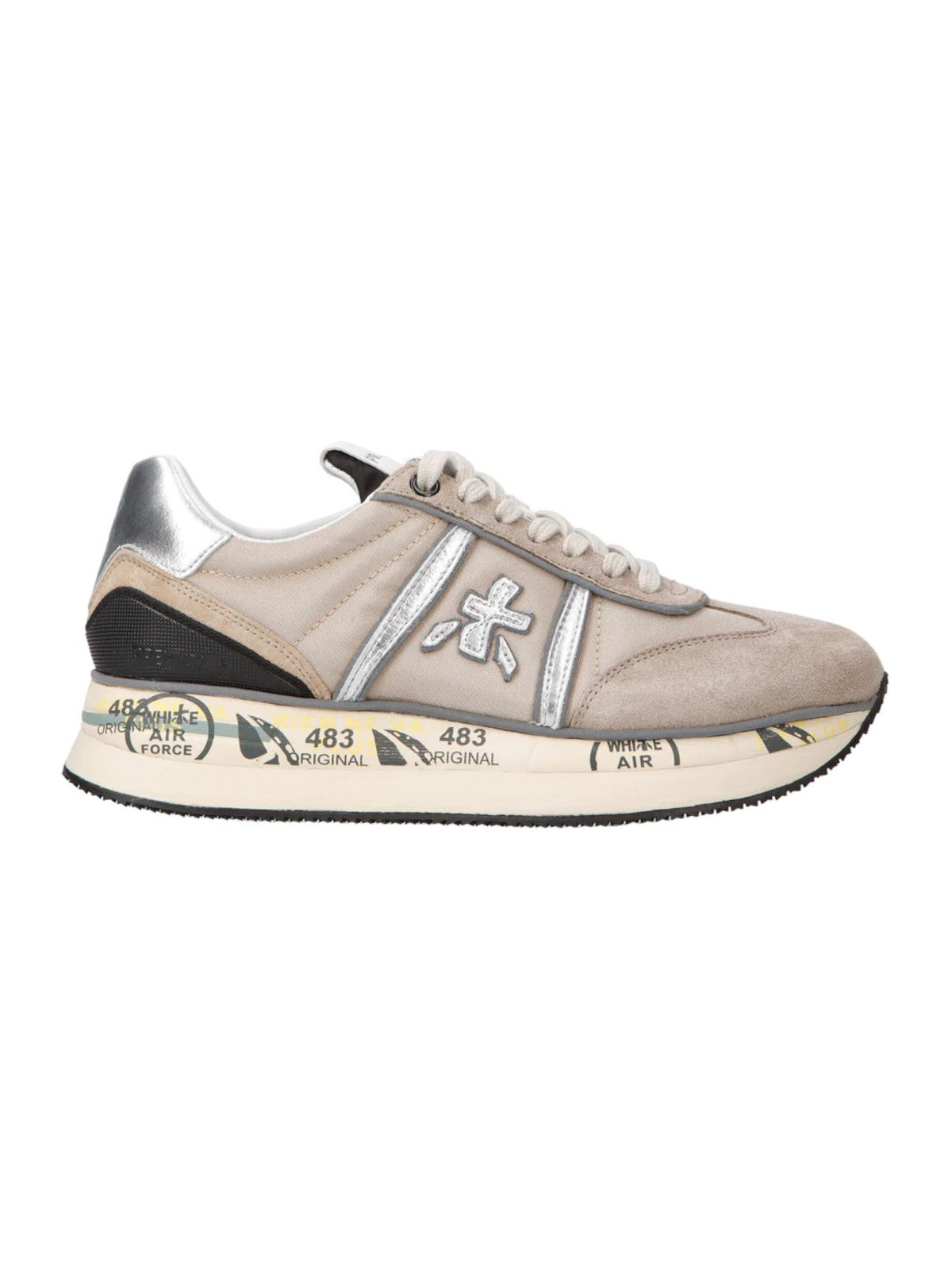 PREMIATA Sneaker Donna CONNY VAR 6491 Grigio - Stilato