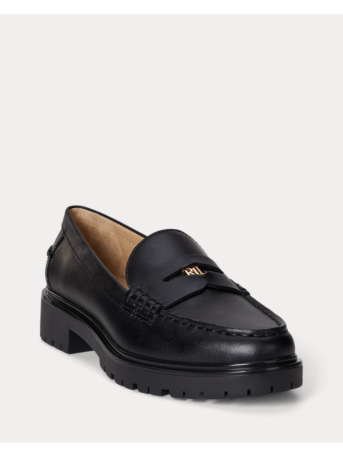 LAUREN RALPH LAUREN Mocassino Donna MARLI-FLATS-LOAFER 802967752 001 BLACK